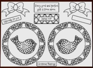 Adult Coloring Craft - Bird Card delightfulpaths.com