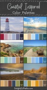 coastal inspired color palettes