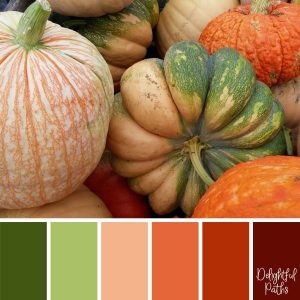 Harvest / Thanksgiving Inspired Color Palettes - Delightful Paths