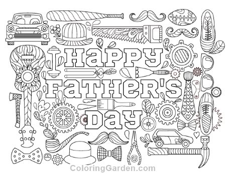 Printable Father S Day Coloring Crafts Roundup Delightful Paths