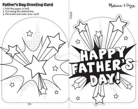 printable father s day coloring crafts roundup delightful paths