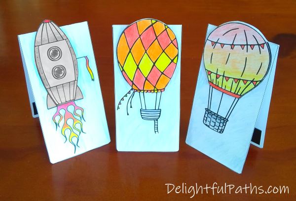Things above Bible verse coloring magnetic bookmarks finished DelighfulPaths