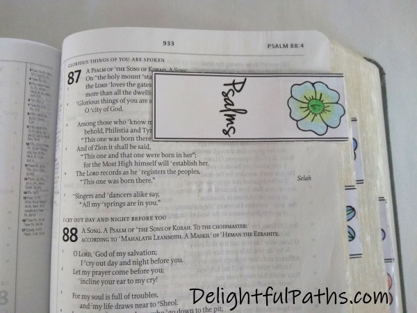 Horner Bible Reading Plan free printable magnetic bookmarks DelightfulPaths