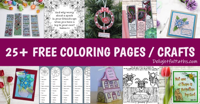 free adult coloring resource library DelightfulPaths