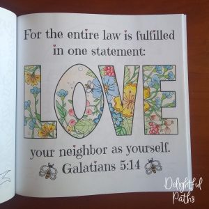 Galatians 5-14 Coloring Book for Adults DelightfulPaths