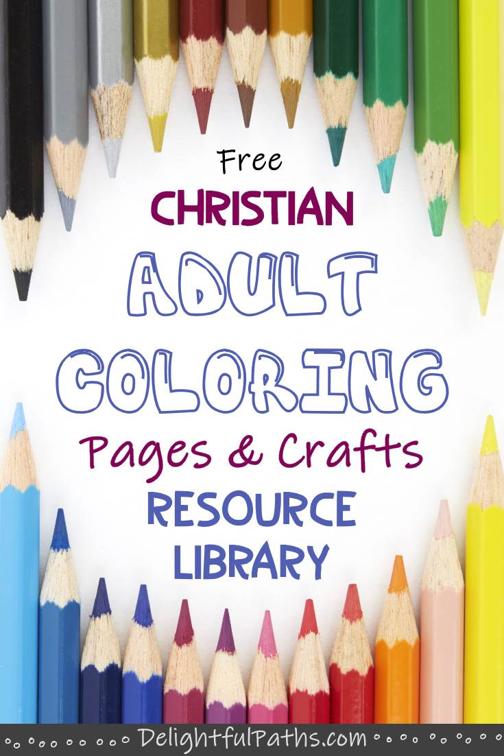 Gain access to a bunch of free Bible Adult Coloring Pages DelightfulPaths #coloringpages #printables #freeprintable #bookmarks #cards #craft