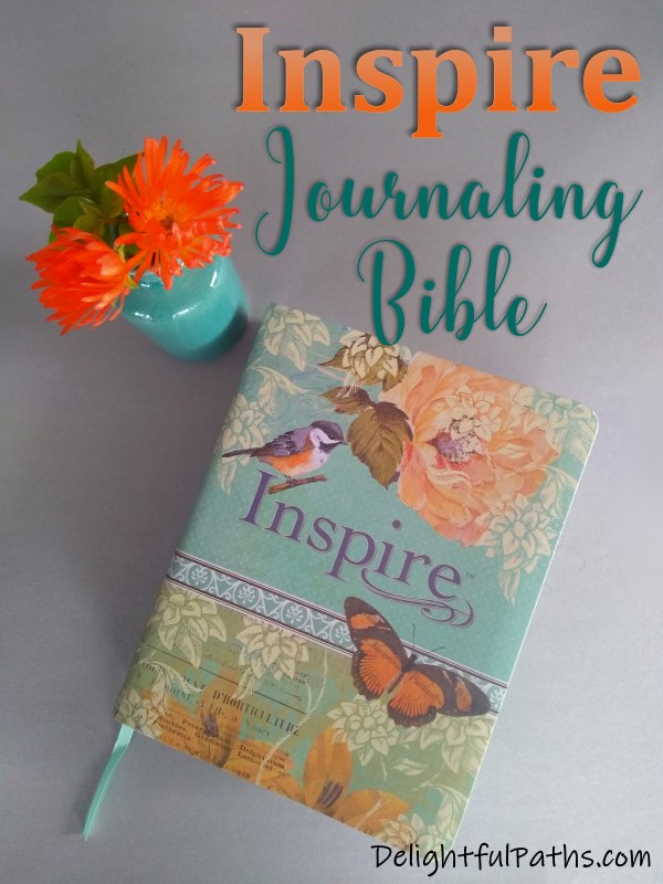 NLT inspire journaling Bible review DelightfulPaths #adultcoloring #biblejournaling NLT inspire journaling Bible review pinterest DelightfulPaths #bible #biblejournaling #journalingbible #coloringbooks #wordart 