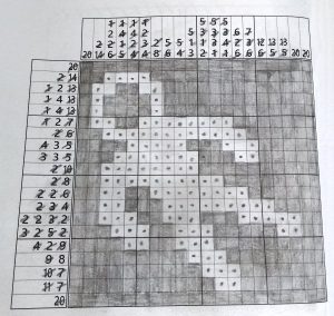 astronaut nonogram puzzle DelightfulPaths